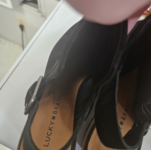 Lucky Brand Black Heels - Picture 3 of 6